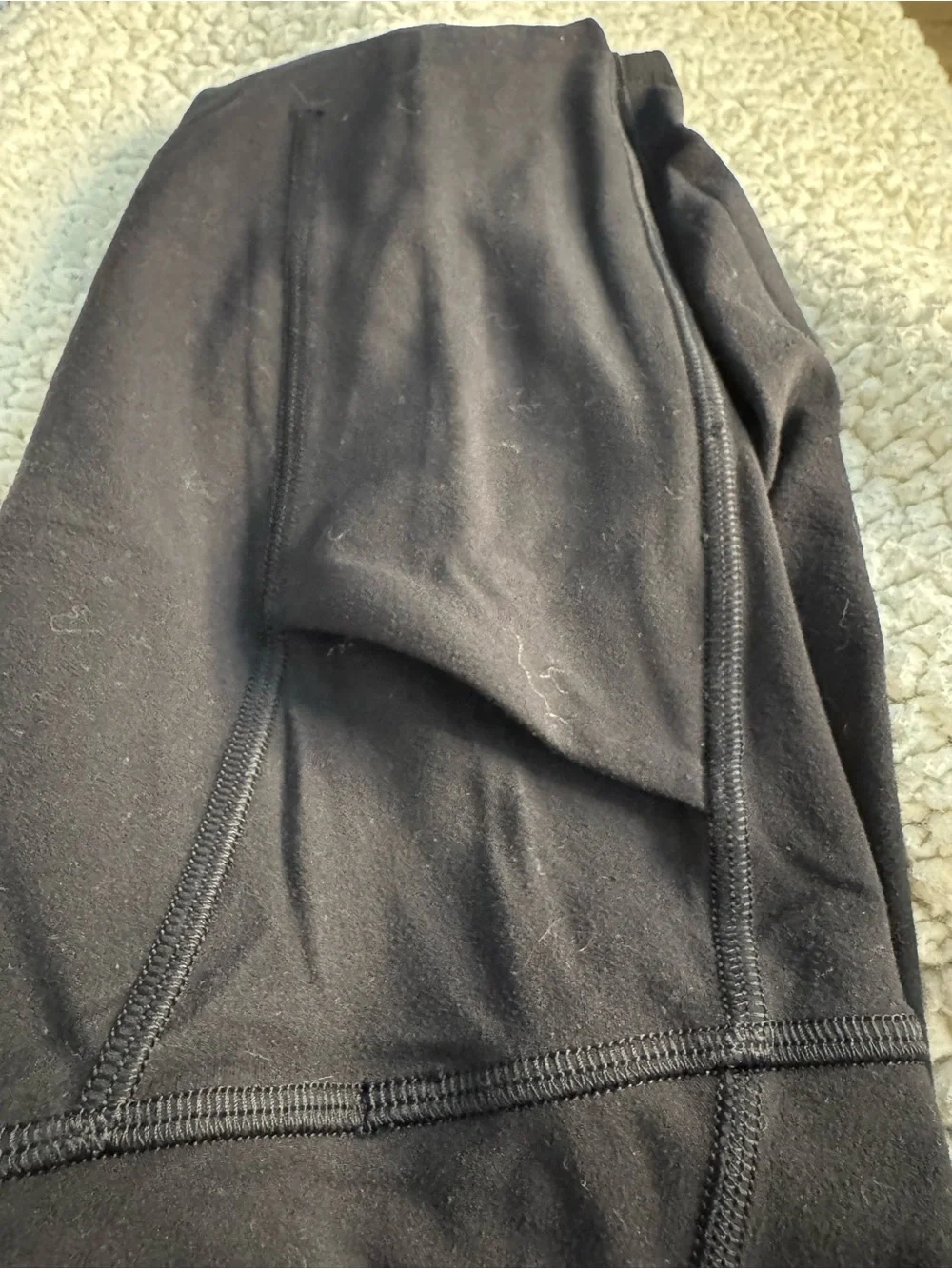 Lululemon Align High-Rise Black Leggings w/Pockets 25” - Size 2 (square dot)